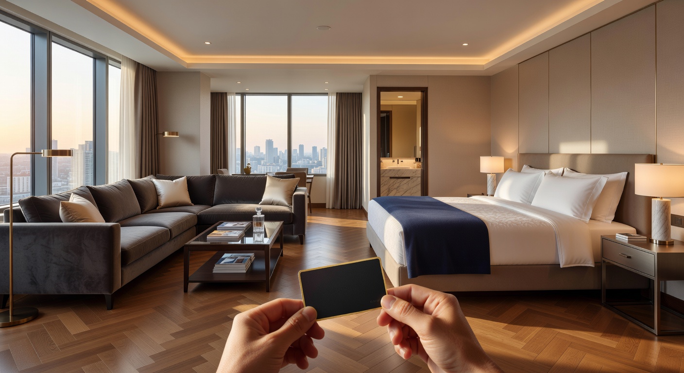 Executive Suite with lounge area and king bed